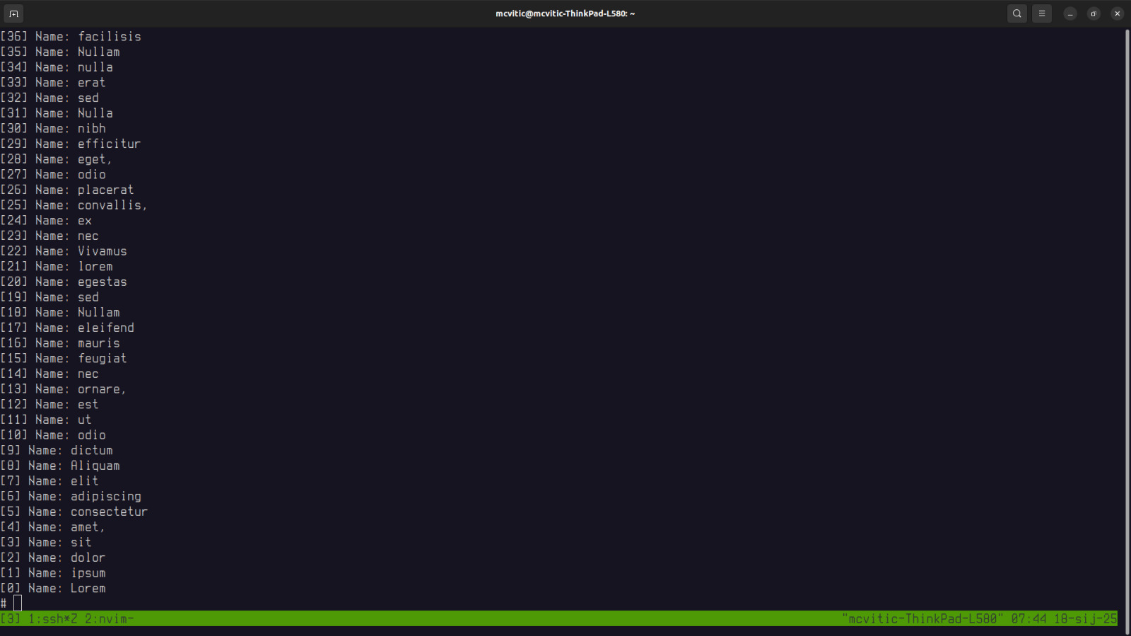program runs successfully! linked list success