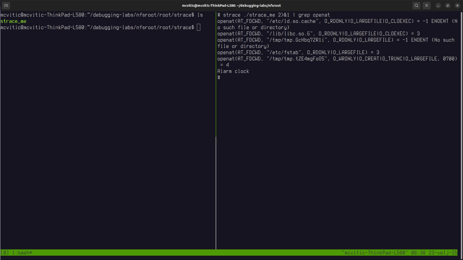 openat() openat()